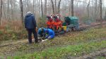Photo albulle/data/photos/Chantiers_Voie/ProlongementDigue/20130330_Mar_2013_ProlongementBourrage/20130330_ProlongementBourrage_01.jpg